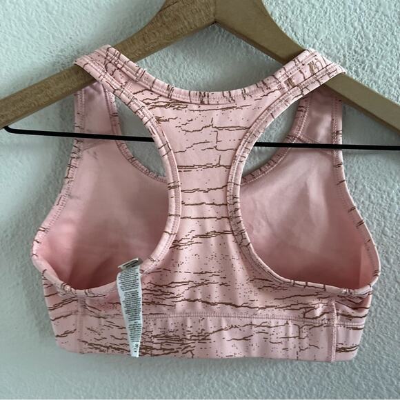 Nike Victory Metallic Pink Rose Gold Sports Bra XS - Picture 5 of 6